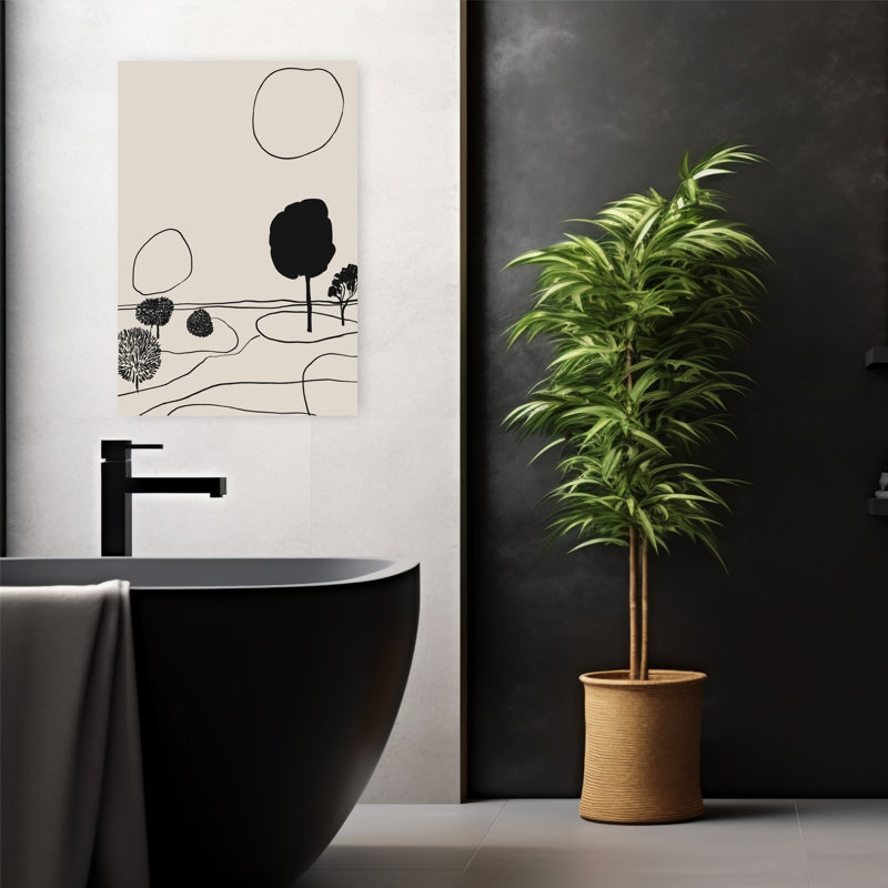 Art contemporain contemporain abstrait, H 24 po x l 16 po
