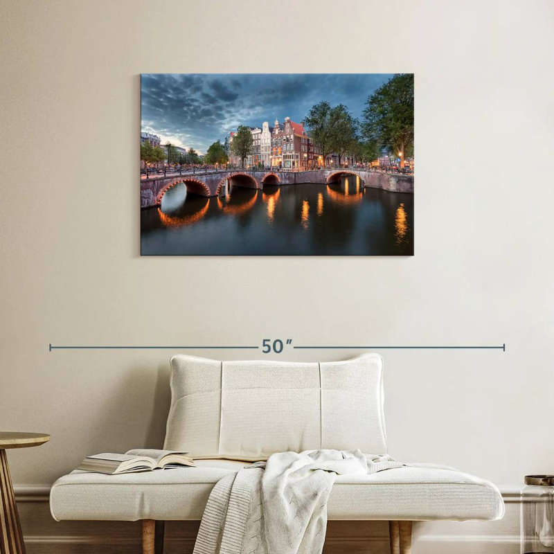 Ponts de Amsterdam, H 24 po x l 36 po