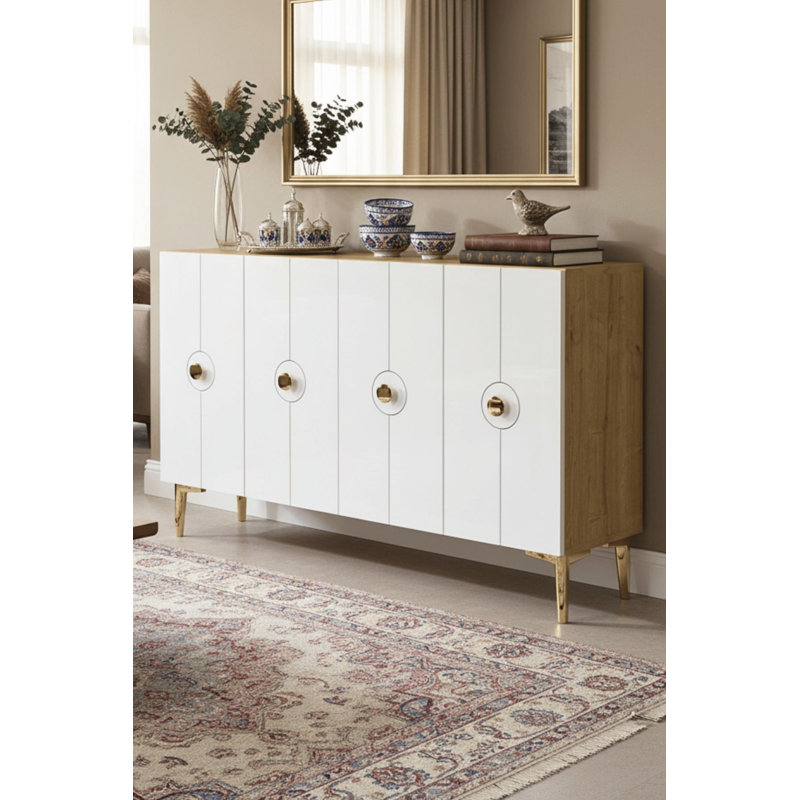 Console, White/Brown