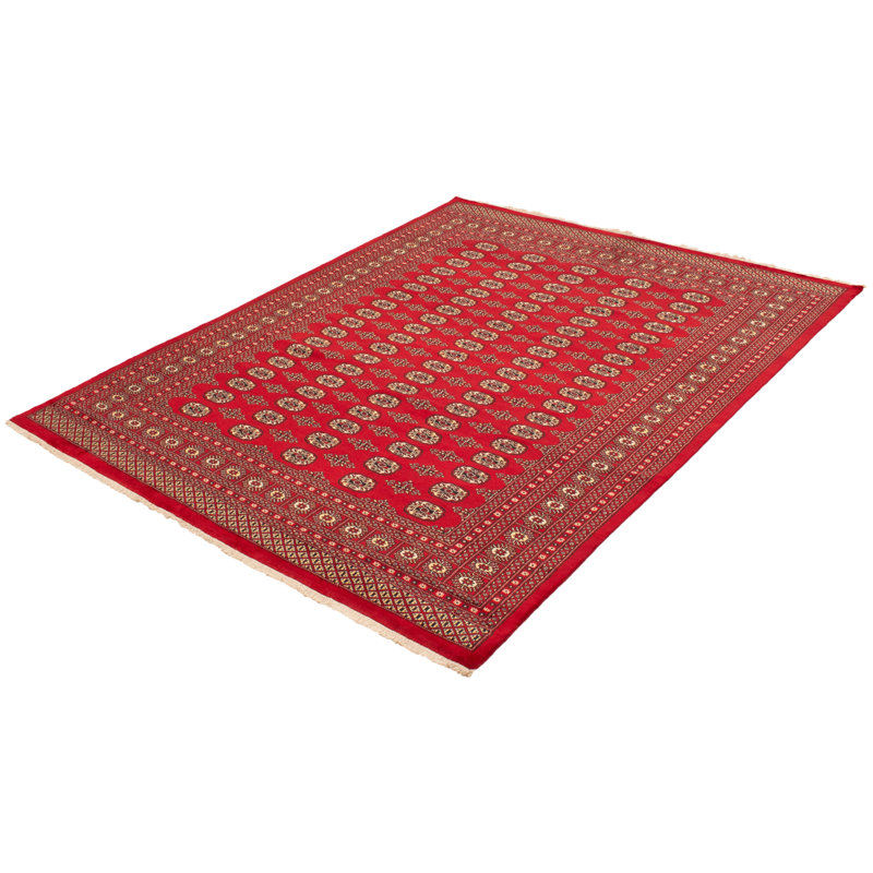 Tapis rouge foncé Finest Peshawar Bokhara 8 pi 0 po x 9 pi 10 po