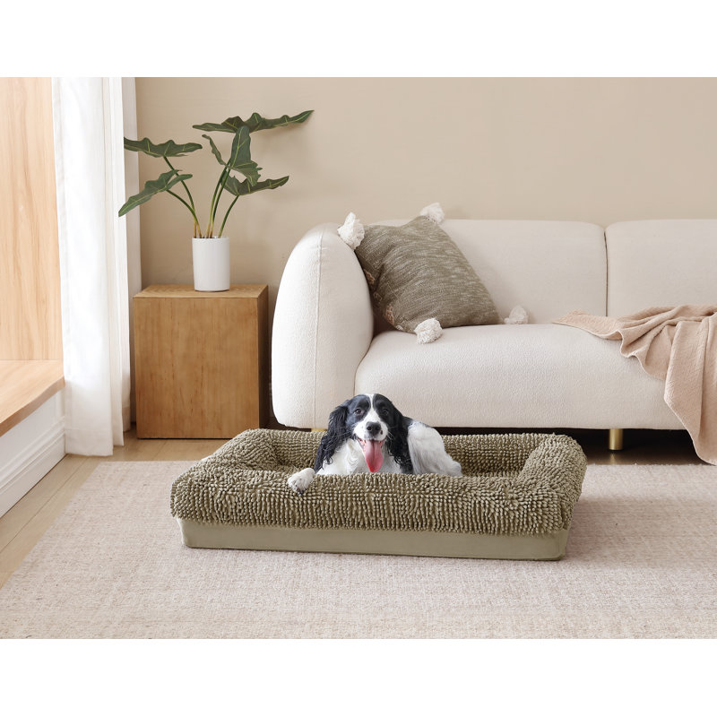 Lit pour chien en mousse viscoélastique ultime Arlee Home & Pet, Beige / taupe, H 7 po x l 40 po x P 30 po