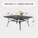 Ballarat Square Steel Outdoor Dining Table