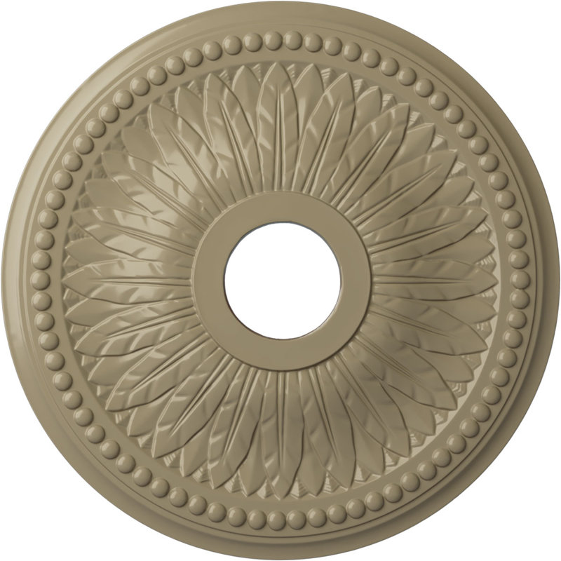 Médaillon de plafond H 18 po x l 18 po Bailey, Désert de Gobi craquelé