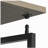 Space-saving folding table, gray