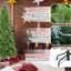 Arbre de Noël mince de 7,5 pi - 1396 pointes, branches en PE + PVC, conception à charnières pour une installation facile, support en métal stable - idéal pour les coins et les petits espaces-553460182