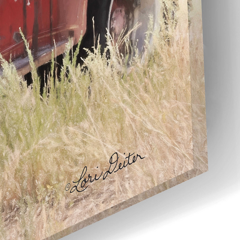 «Volunteer Firefighter» par Lori Deiter, art mural en verre acrylique, H 12 po x l 16 po x P 0,13 po