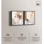 Ensemble de 2 décorations murales Essence Beige and White Harmony par Art Remedy, cadre noir, 16 x 20-1920679332-1920679386