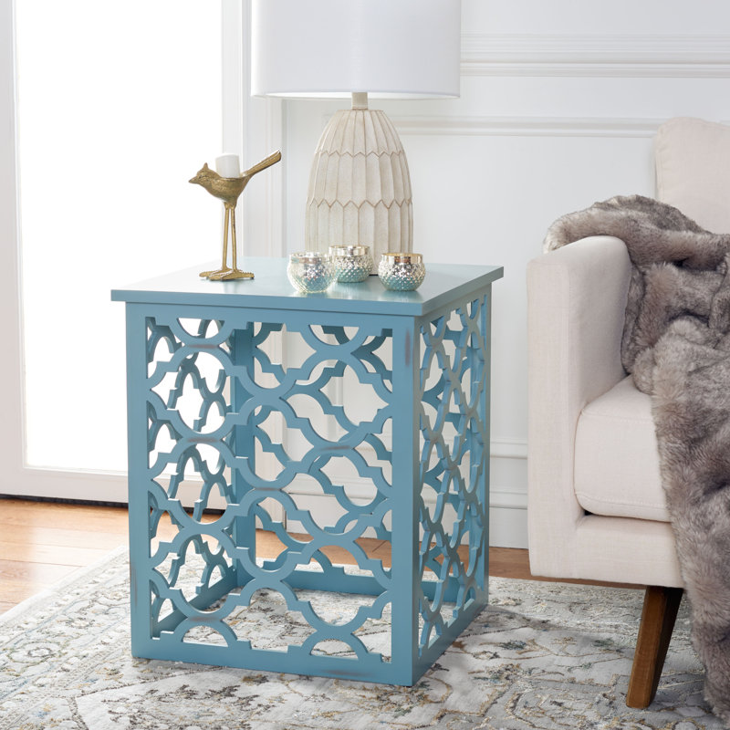 End Table, Blue