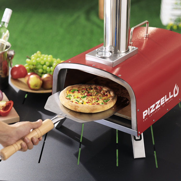 Wolfgang Puck Outdoor Wood Pellet Pizza Oven & Grill w/Peel & Recipes