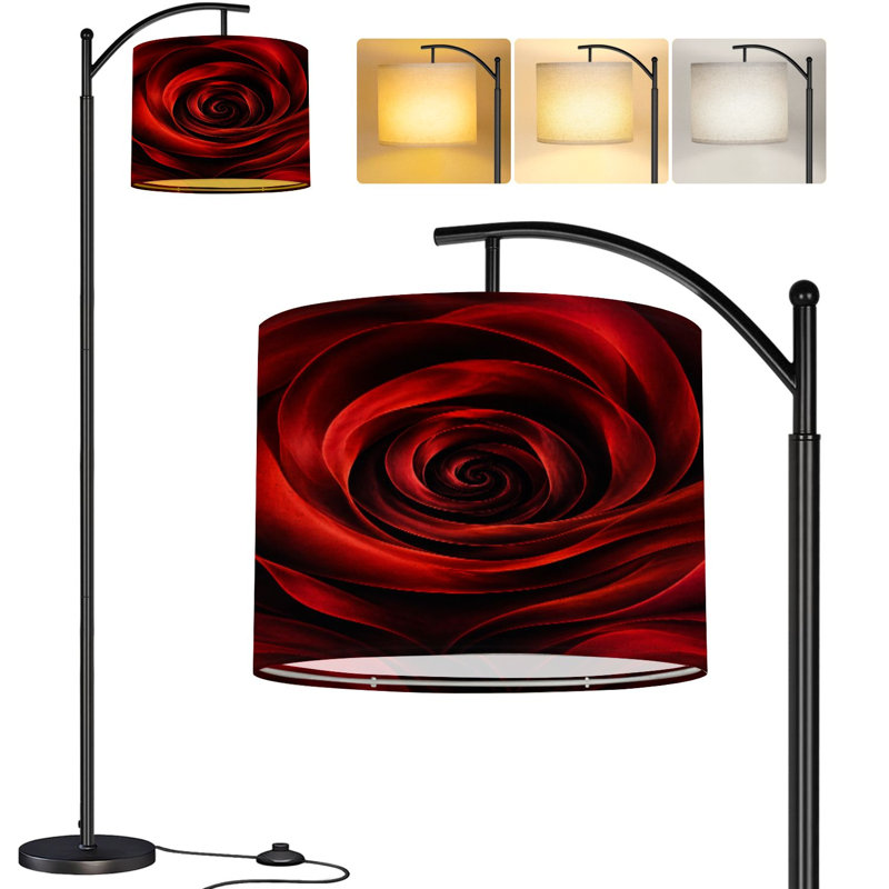  Lampe sur pied Arc Red Rose
