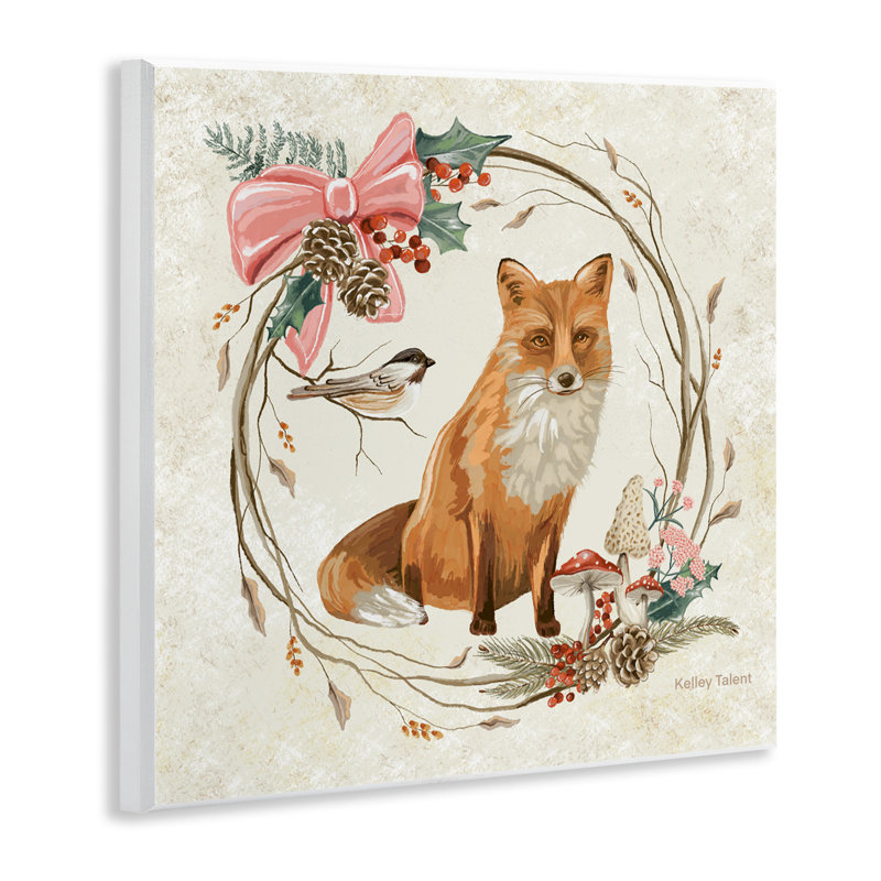 Couronne murale Woodland Fox, par Kelley Talent