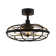 Kayaan 21'' Caged Ceiling Fan with LED Lights and Remote, 6 Speed,DC Motor, 5''/10'' Downrods