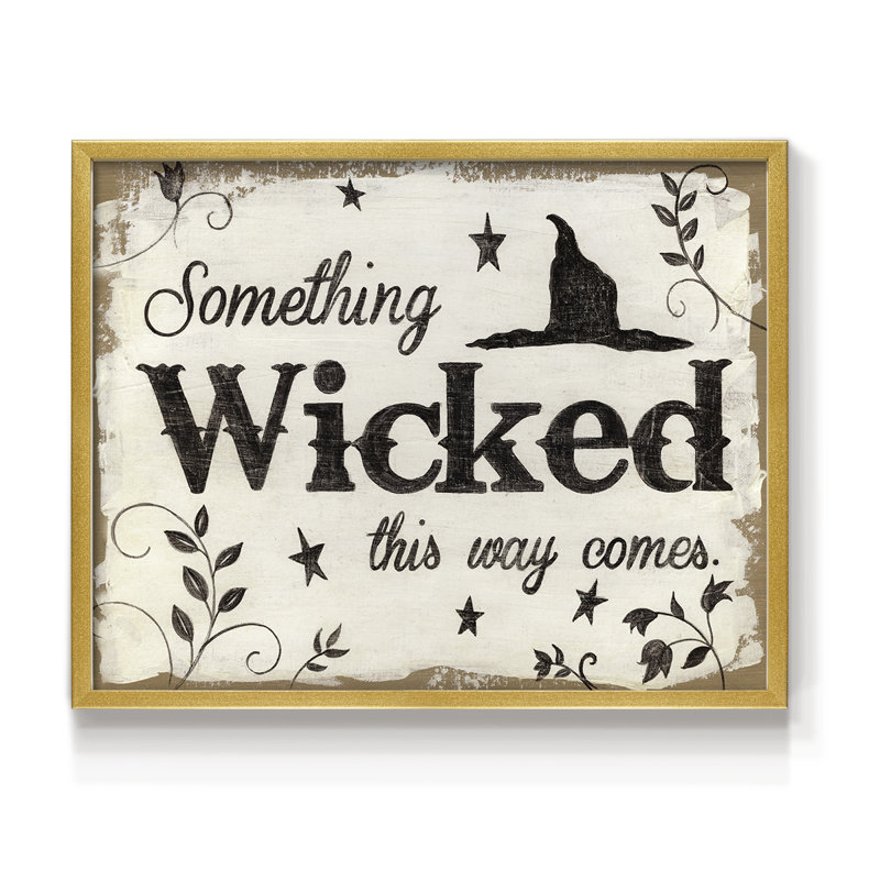 Something Wicked -Framed Print - Restickable, 11" H x 14" W