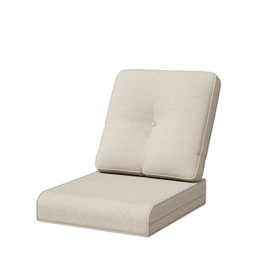 Adwin Outdoor 4"Deep Seat&Back Cushion Set With Olefin Fabric (Cushions Only)