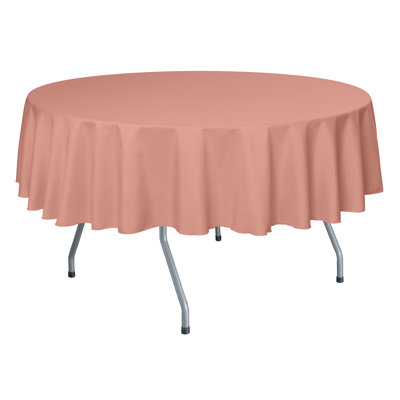 Ultimate Textile - Round Polyester Linen Tablecloth
