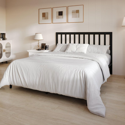 Lancaster Solid Wood Queen Platform Bed