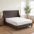 Melaya Wingback Upholstered Platform Bed Frame-629517197-640475838