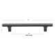 Giana Collection 5-1/16" Center to Center Solid Flat Bar Pull