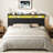 Azena 44.1"H Headboard with Charging Station and LED Light Strip-355386708