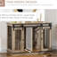 Table de cage pour chien - l 47 po x P 23,5 po x H 35 po, aspect rustique, peut accueillir divers articles de mobilier d'intérieur convenant aux tailles et aux styles de table