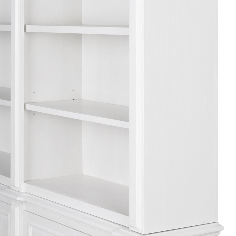 Fox Hollow Bookcase, Driftwood, Whitewash