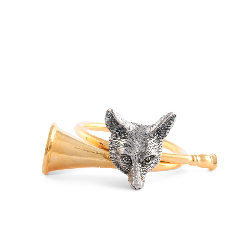 Fox Metal Napkin Ring