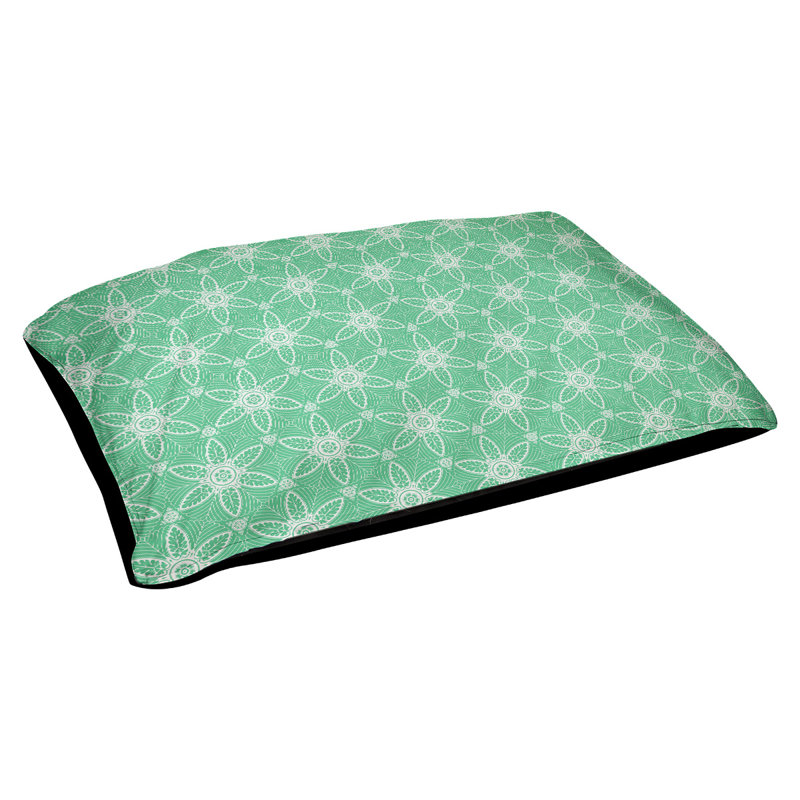Oreiller Byrge, Vert, Grand (l 42,5 po x P 32,5 po x H 14 po)