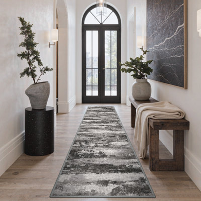 Tapis noir Pavelina