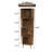 Cidalina Corner Bookcase Bookshelf Storage Cabinet Bamboo Display Shelf