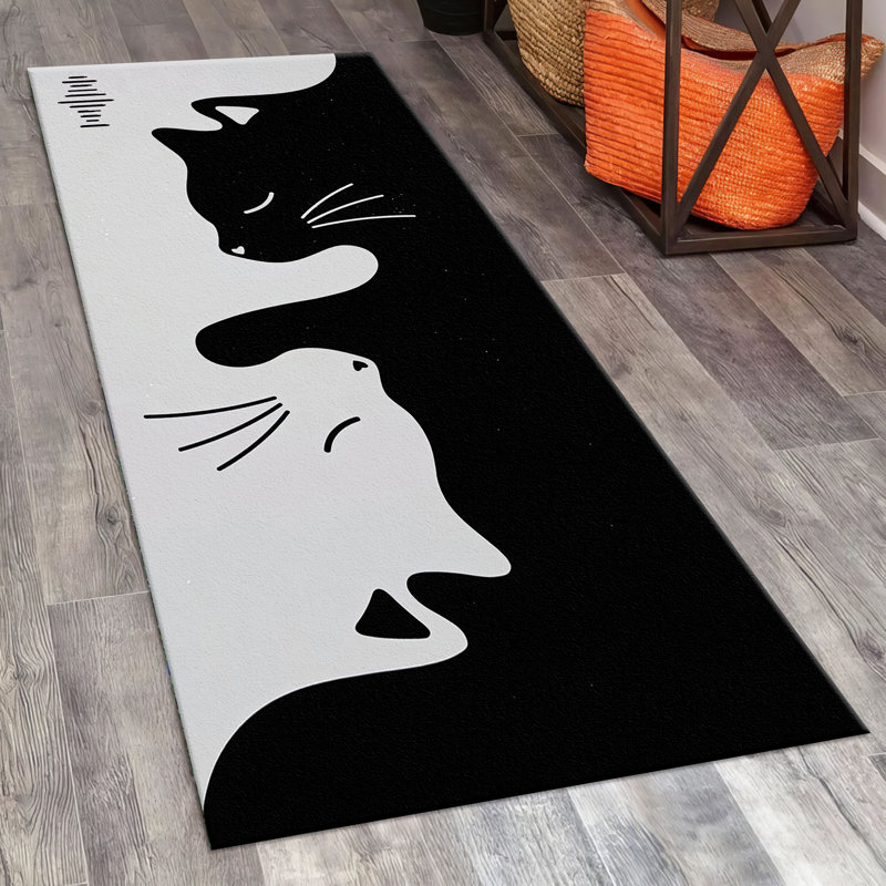 High-Quality Soft Pile Rug Featuring an Abstract Artistic Print in Neutral Tones Ideal for Enhancing the Aesthetic Appeal of Your Living Room or Bedroom