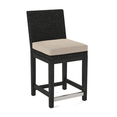 Tabouret de comptoir tissé