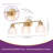 3-Light Modern Gold Bathroom Vanity Light