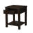 Wooden End Table With Hidden Compartment