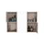  Armoire à pharmacie murale 2 pièces avec rangement ouvert et fermé-709160732