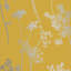 Anthriscus Floral Metallic Wallpaper Roll-1163600724