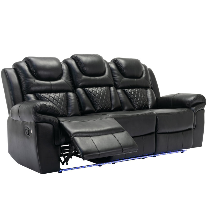 Fauteuil inclinable manuel de cinéma maison, Black
