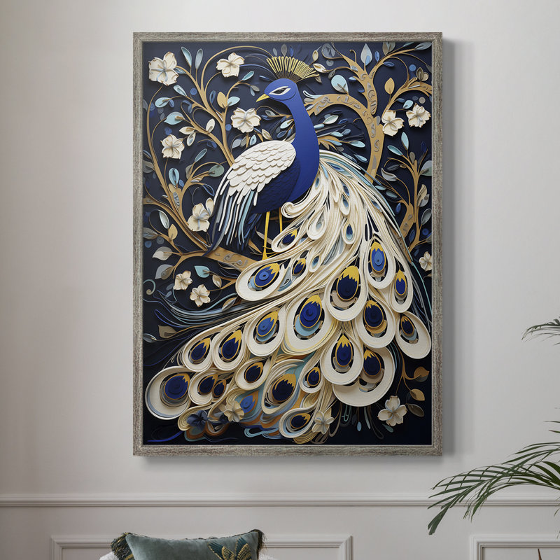 ANIMALS Series CCXII Framed Print - Solid Wood, 11" H x 9" W