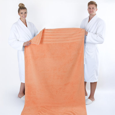 100% Cotton 2 Packed 35x70 Jumbo Large Bath Sheet