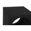 Void Side Table, Black Stone