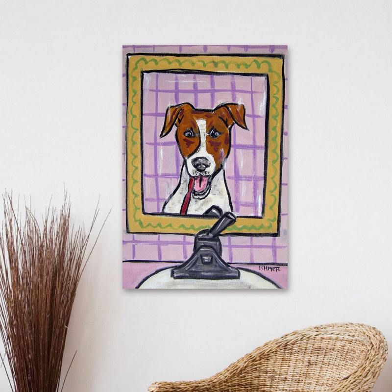 « jrt dents », reproduction d’art sur toile tendue, H 18 po x l 12 po