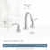Icon Widespread Bathroom Faucet with Drain Assembly
