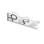 Luminaire de salle de bain moderne à 3 lumières DEL avec abat-jour ovales rotatifs en chrome Modern