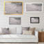 Étoile de mer noire et blanche sur la plage - reproduction sur toile-785660716-785660715