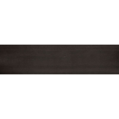Perspective 12" x 3" Porcelain Bullnose Tile Trim in Black