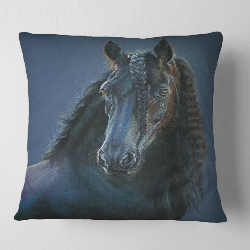 Housse et insert de coussin carré Frisian, 18" x 18"