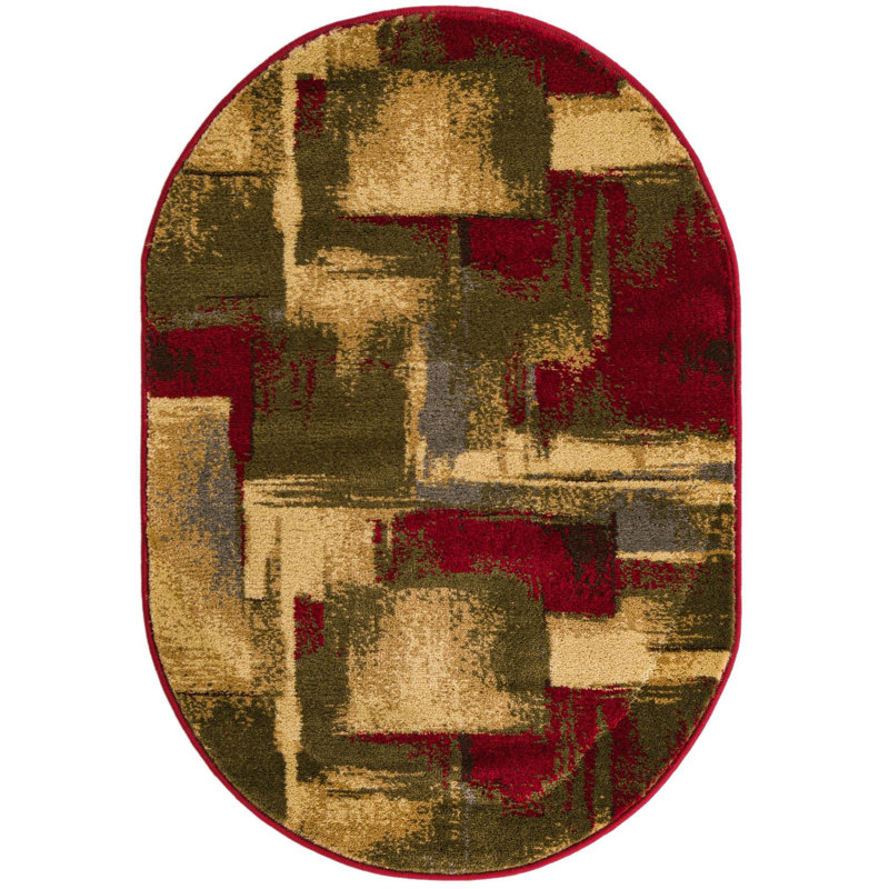 Trejo Indoor Rug, Oval 2'2" x 3'
