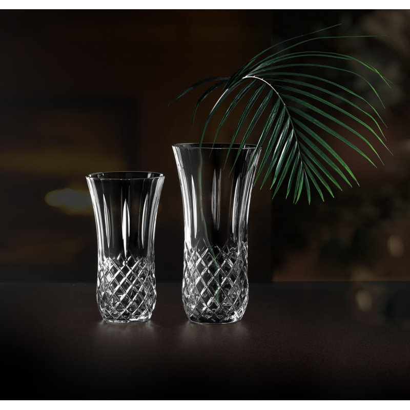 Rhonwen Glass Table Vase, 11.60" H x 5.80" W x 5.80" D