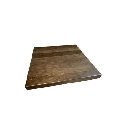 Rivertowne Tables Square Solid Wood Flat Edge Table Top