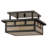 Almont Glass Semi Flush Mount