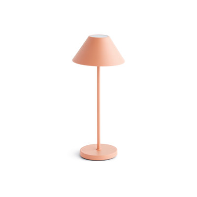 Fun Pink Alluna Cordless Lamp Metal Shade 14"